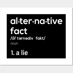 Alternative Fact Definition Posters and Art